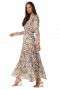 Women AHREANA DRESS Sketched Floral | MISA Los Angeles Maxi