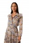 Women AHREANA DRESS Sketched Floral | MISA Los Angeles Maxi
