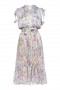 Women ANAIS DRESS Pastel Abstract | MISA Los Angeles Midi
