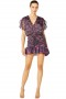 Women ANESSA DRESS Electric Ditsy | MISA Los Angeles Mini
