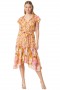 Women ANOUK DRESS Golden Flora | MISA Los Angeles Midi