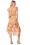 Women ANOUK DRESS Golden Flora | MISA Los Angeles Midi