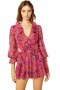 Women AZALEA ROMPER Fuchsia Batik | MISA Los Angeles Jumpsuits & Rompers