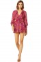 Women AZALEA ROMPER Fuchsia Batik | MISA Los Angeles Jumpsuits & Rompers