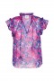 Women BASIA TOP Watercolor Blues | MISA Los Angeles Tops