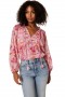 Women BELLA TOP Pink Fire Flora | MISA Los Angeles Tops