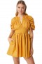 Women CAMILA DRESS Marigold | MISA Los Angeles Mini