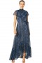 Women CAPULET DRESS Valencia Tile | MISA Los Angeles Maxi