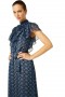 Women CAPULET DRESS Valencia Tile | MISA Los Angeles Maxi