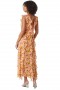 Women CLAUDITA DRESS Golden Flora | MISA Los Angeles Maxi