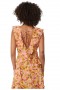 Women CLAUDITA DRESS Golden Flora | MISA Los Angeles Maxi