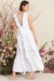 Women CLAUDITA DRESS White | MISA Los Angeles Maxi