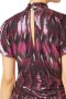 Women DIVIA DRESS Fuchsia Ikat Sequin | MISA Los Angeles Midi