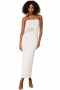 Women DUA DRESS White | MISA Los Angeles Midi
