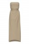 Women ELEVEN DRESS Sand | MISA Los Angeles Cut-Out