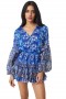 Women ELISABETTA DRESS Lapis Ombré | MISA Los Angeles Mini