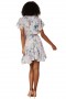 Women ELLA DRESS Abstract Watercolor | MISA Los Angeles Mini