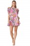 Women EMILIA DRESS Flora Splash | MISA Los Angeles Mini