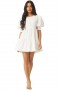 Women FRASER DRESS White Eyelet | MISA Los Angeles Mini