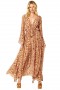 Women GIA DRESS San Lorenzo Flora | MISA Los Angeles Maxi