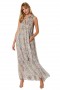 Women HILMA DRESS Pastel Abstract | MISA Los Angeles Maxi