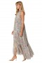 Women HILMA DRESS Pastel Abstract | MISA Los Angeles Maxi
