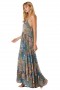 Women KALI DRESS Patchwork Batik | MISA Los Angeles Maxi