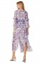 Women KARINA DRESS Amethyst Floral | MISA Los Angeles Midi