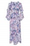 Women KARINA DRESS Amethyst Floral | MISA Los Angeles Midi