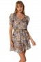 Women KAYLA DRESS Sketched Floral | MISA Los Angeles Mini
