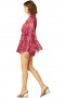 Women LEEVA DRESS Fuchsia Batik | MISA Los Angeles Mini
