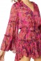 Women LEEVA DRESS Fuchsia Batik | MISA Los Angeles Mini