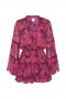 Women LEEVA DRESS Fuchsia Batik | MISA Los Angeles Mini