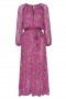 Women LEILA DRESS Fuchsia Paisley | MISA Los Angeles Maxi