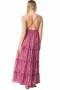 Women LIA DRESS Fuchsia Paisley | MISA Los Angeles Maxi