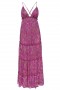 Women LIA DRESS Fuchsia Paisley | MISA Los Angeles Maxi