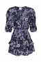 Women LILAH DRESS Indigo Vines | MISA Los Angeles Mini