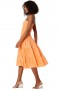 Women LOLA CONVERTIBLE SKIRT Tangerine | MISA Los Angeles Midi