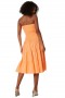 Women LOLA CONVERTIBLE SKIRT Tangerine | MISA Los Angeles Midi