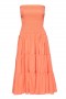 Women LOLA CONVERTIBLE SKIRT Tangerine | MISA Los Angeles Midi