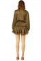 Women LORENA DRESS Olive Satin | MISA Los Angeles Mini