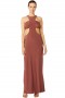 Women LYRA DRESS Terra | MISA Los Angeles Cut-Out