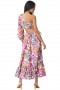 Women MAHIKA DRESS Flora Splash | MISA Los Angeles Maxi