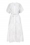 Women MALLORY DRESS White Eyelet | MISA Los Angeles Midi