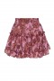 Women MARION SKIRT Amaranth Flora | MISA Los Angeles Skirts & Shorts