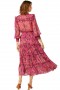 Women MARJAN DRESS Fuchsia Batik | MISA Los Angeles Maxi