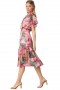 Women MELVARI DRESS Watermelon Tourmaline | MISA Los Angeles Midi