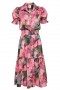Women MELVARI DRESS Watermelon Tourmaline | MISA Los Angeles Midi