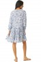 Women NITA DRESS Blue Crush Toile | MISA Los Angeles Mini