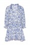 Women NITA DRESS Blue Crush Toile | MISA Los Angeles Mini